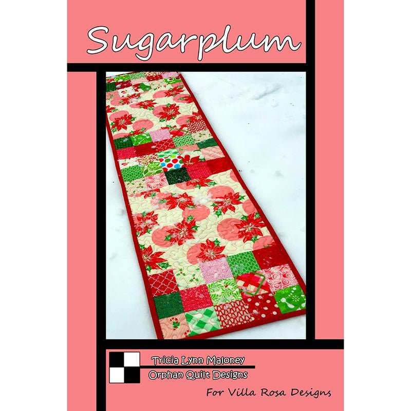 Sugarplum Table Runner Pattern PDF Download - Villa Rosa Designs from Fort Worth Fabric Studio