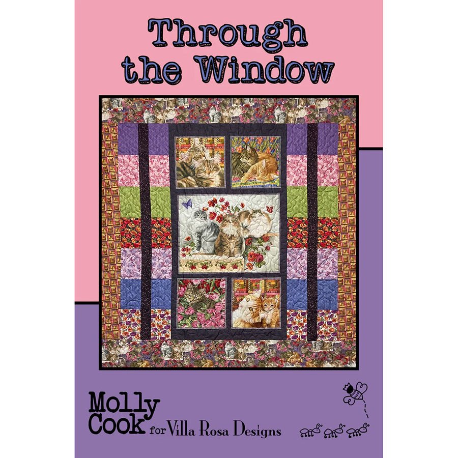Through the Window Quilt Pattern - Villa Rosa Designs from Fort Worth Fabric Studio
