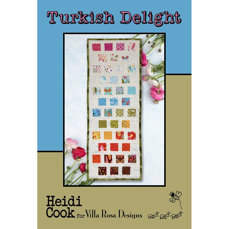 Turkish Delight Table Runner Pattern - Villa Rosa Designs from Fort Worth Fabric Studio