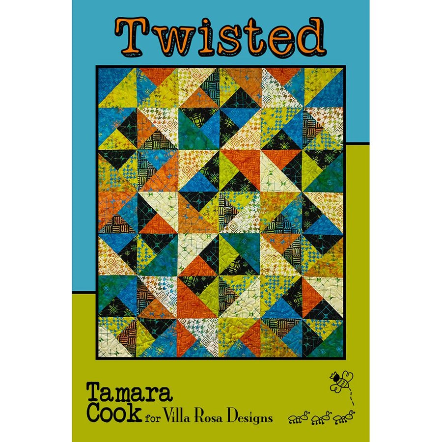 Twisted Quilt Pattern - Villa Rosa Designs from Fort Worth Fabric Studio