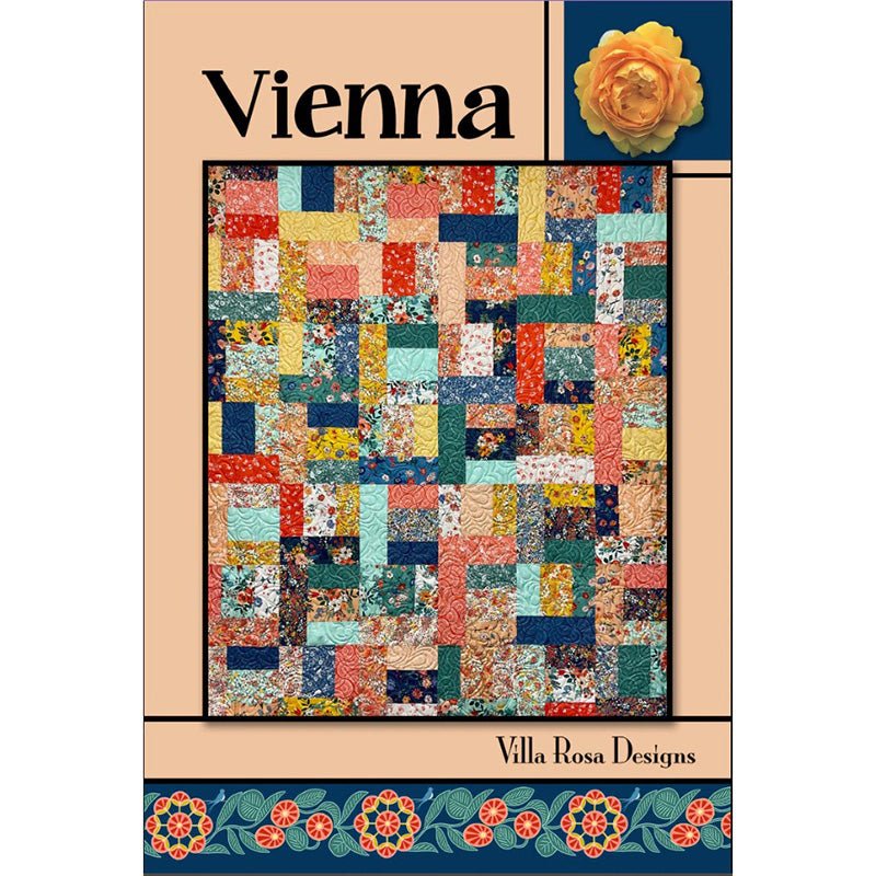 Vienna Quilt Pattern PDF Download - Villa Rosa Designs from Fort Worth Fabric Studio