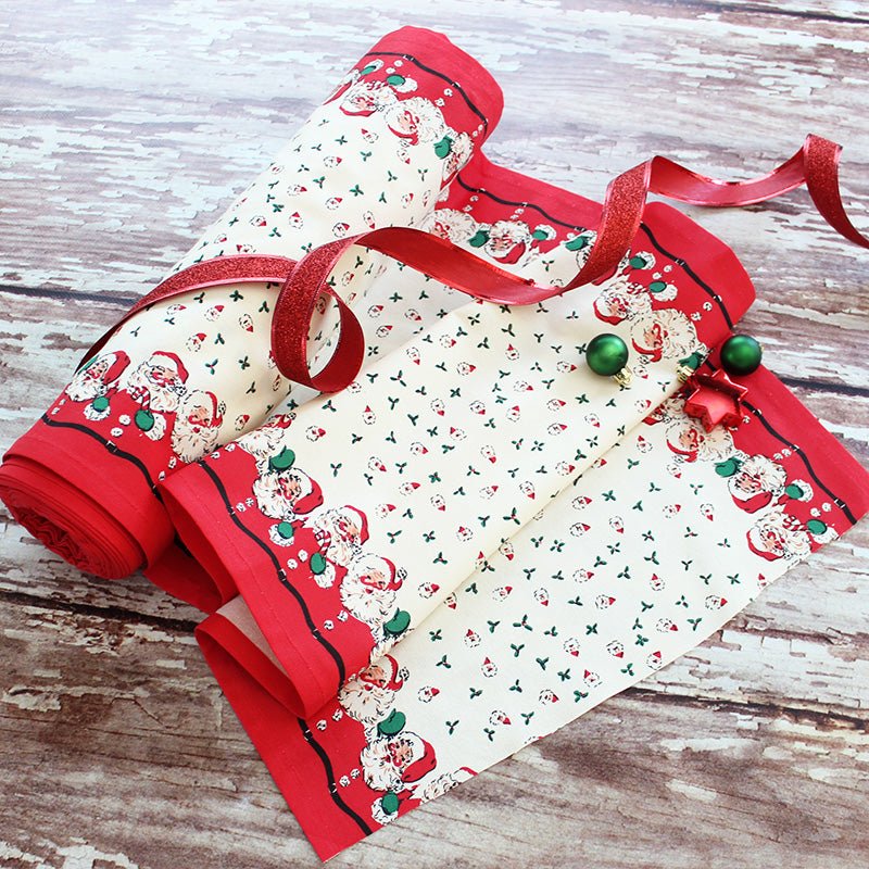 Vintage Santa 16" Cotton Toweling from Moda - Moda from Fort Worth Fabric Studio