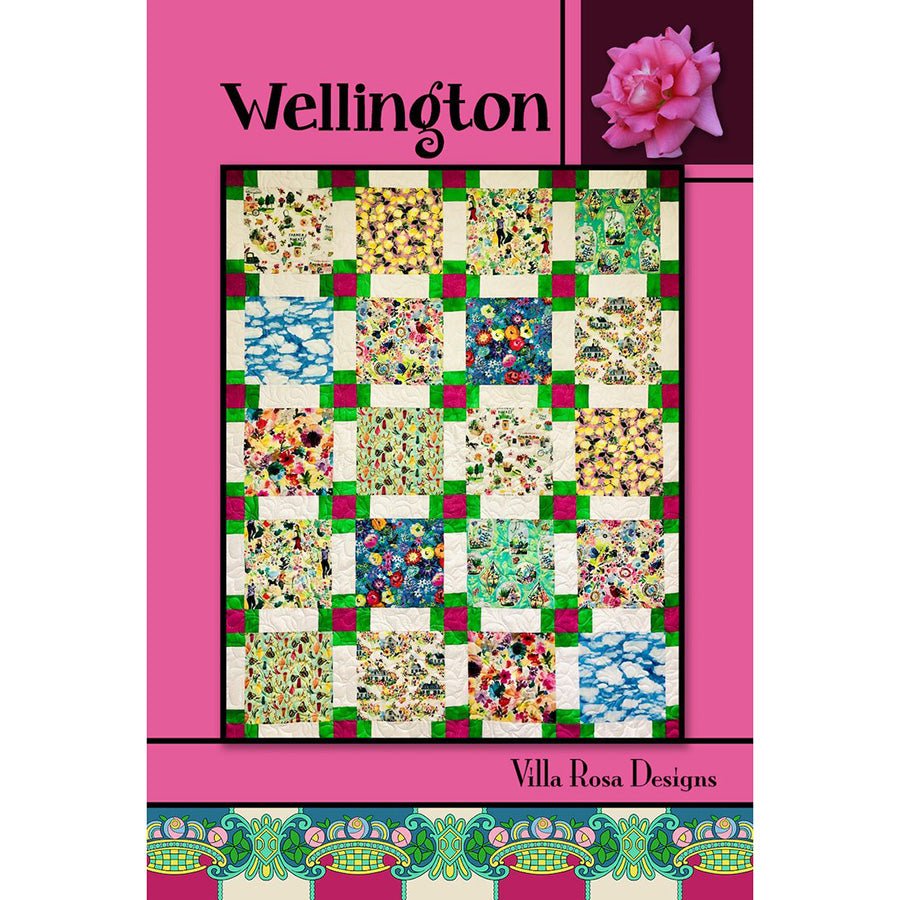 Wellington Quilt Pattern - Villa Rosa Designs from Fort Worth Fabric Studio