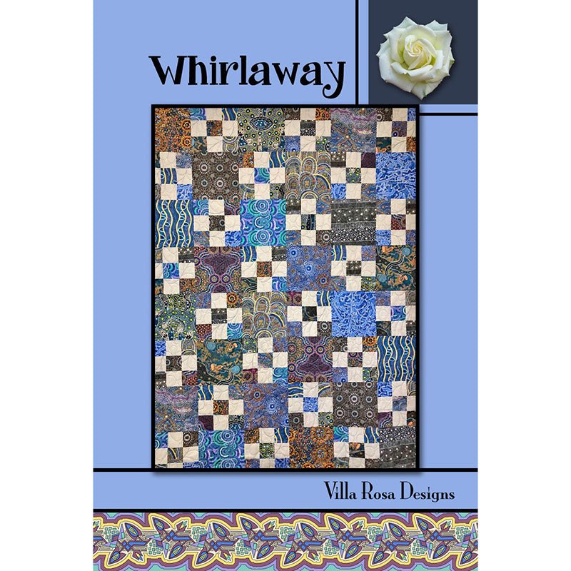 Whirlaway Quilt Pattern PDF Download - Villa Rosa Designs from Fort Worth Fabric Studio