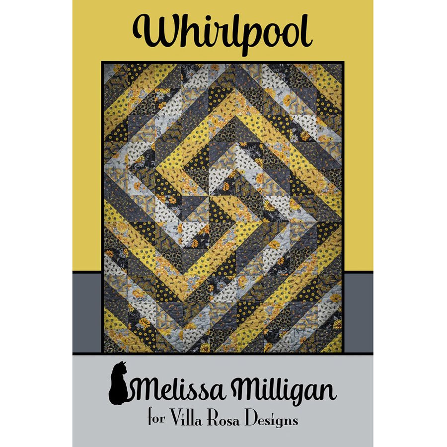 Whirlpool Quilt Pattern - Villa Rosa Designs from Fort Worth Fabric Studio