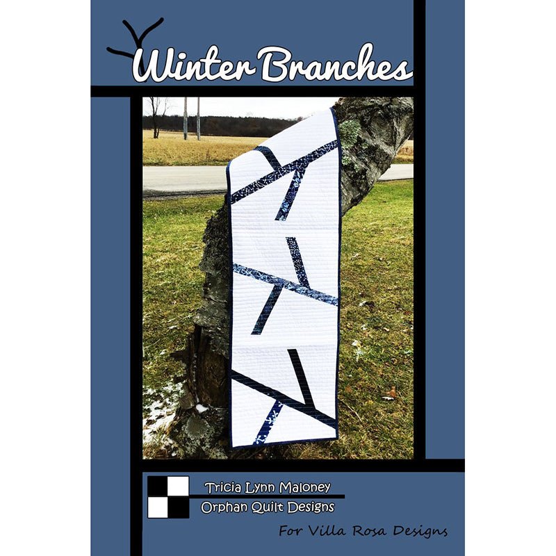Winter Branches Table Runner Pattern PDF Download - Villa Rosa Designs from Fort Worth Fabric Studio