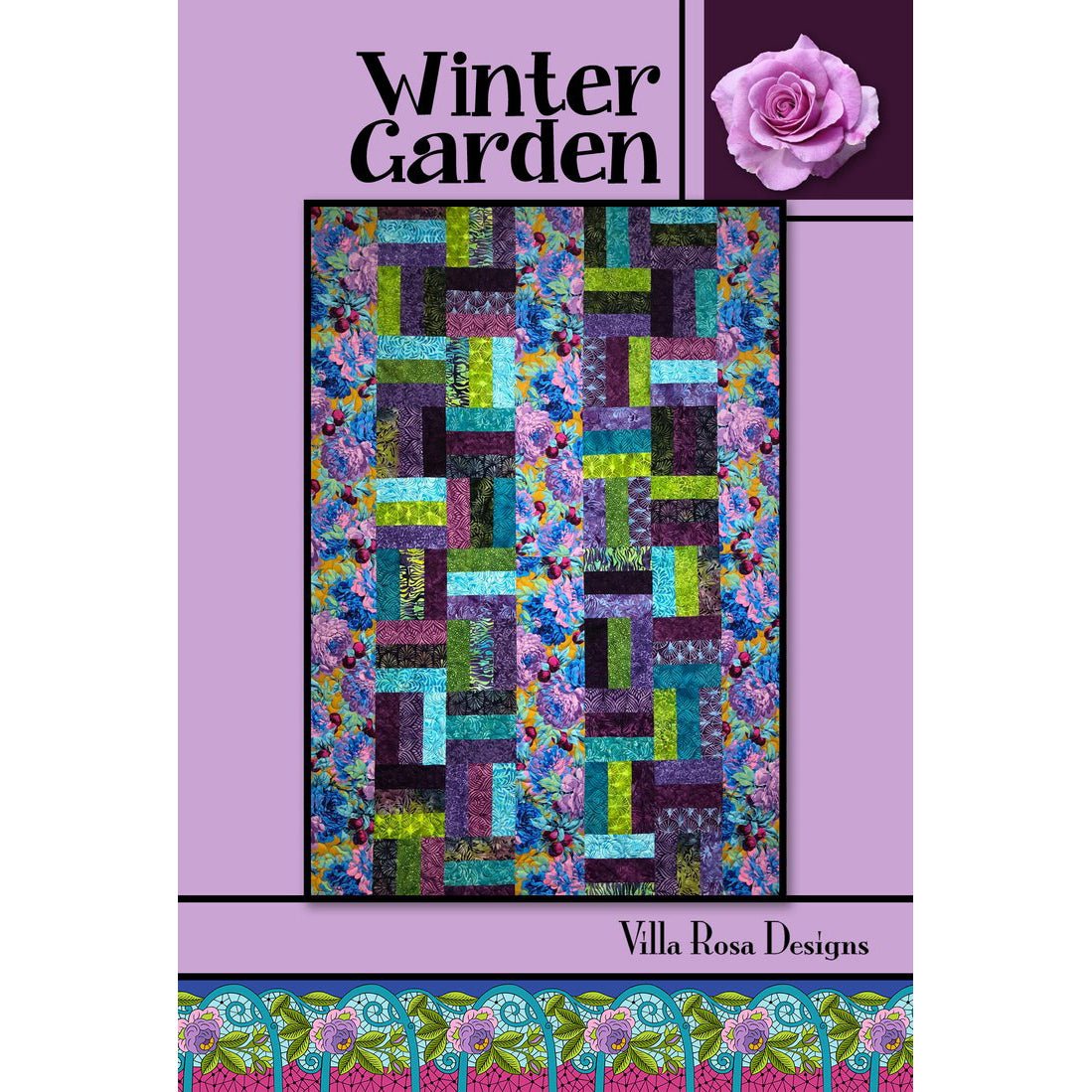 Winter Garden Quilt Pattern - Villa Rosa Designs from Fort Worth Fabric Studio