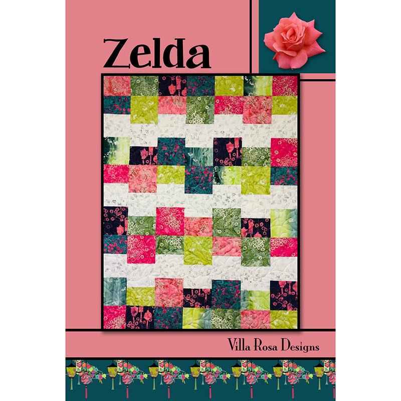 Zelda Quilt Pattern PDF Download - Villa Rosa Designs from Fort Worth Fabric Studio