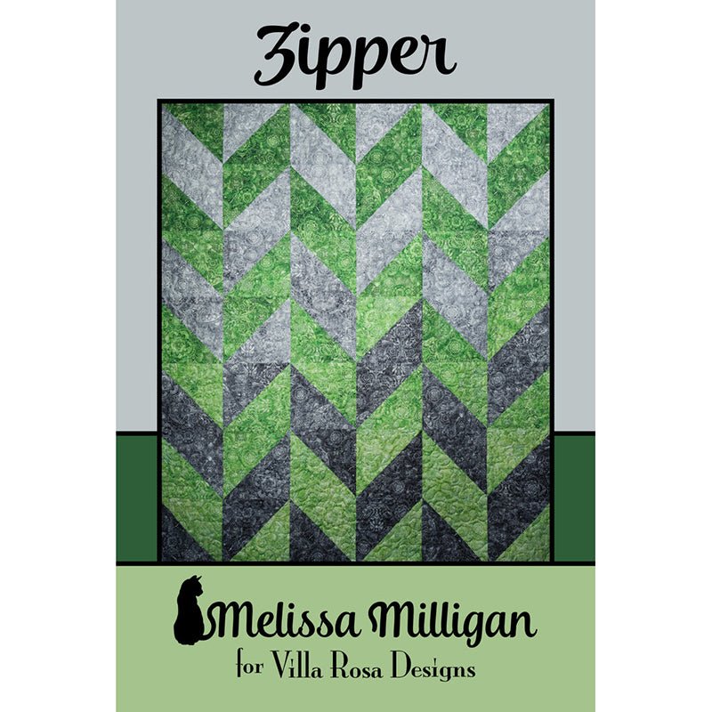 Zipper Quilt Pattern - Villa Rosa Designs from Fort Worth Fabric Studio